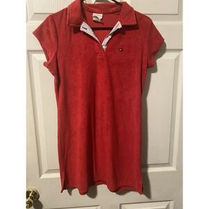 Tommy Hilfiger Red Swimwear Cover up Dress - Sz L